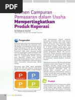 Elemen Campuran Pemasaran Dalam Usaha Mempertingkatkan Produk Koperasi (Sharing Material)