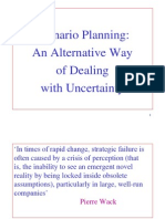 Scenario Planning: An Alternative Way of Dealing With Uncertainty