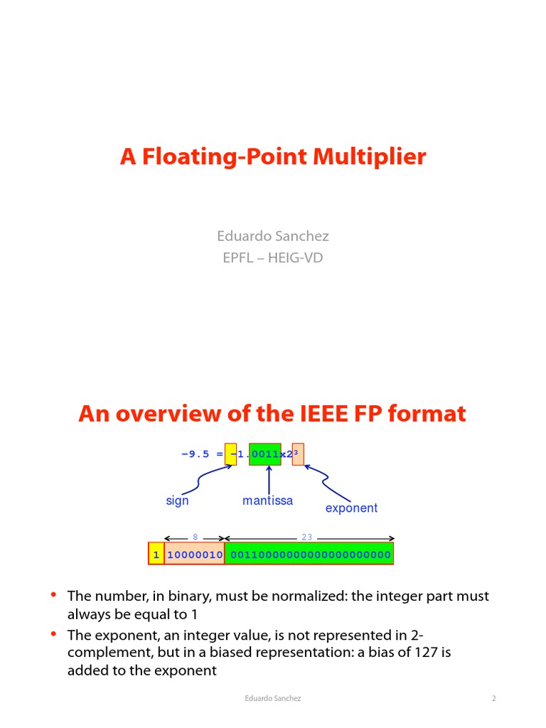 IEEE Floating-Point Multiplication Guide | PDF | Teaching Methods ...