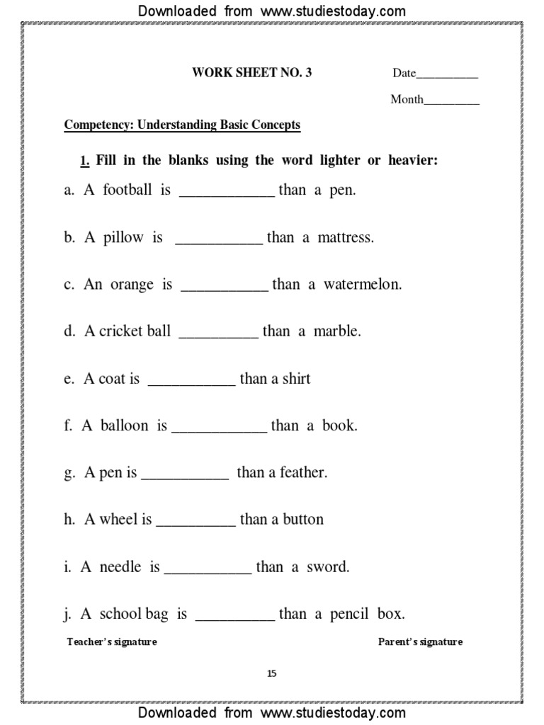 Cbse Class 2 Maths Practice Worksheets 38 How Much Can You Carry 3