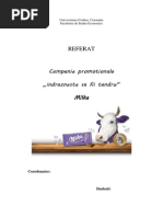 Download Referat Campanie Prmotionala Milka Autosaved by Madalina Mitu SN250686331 doc pdf