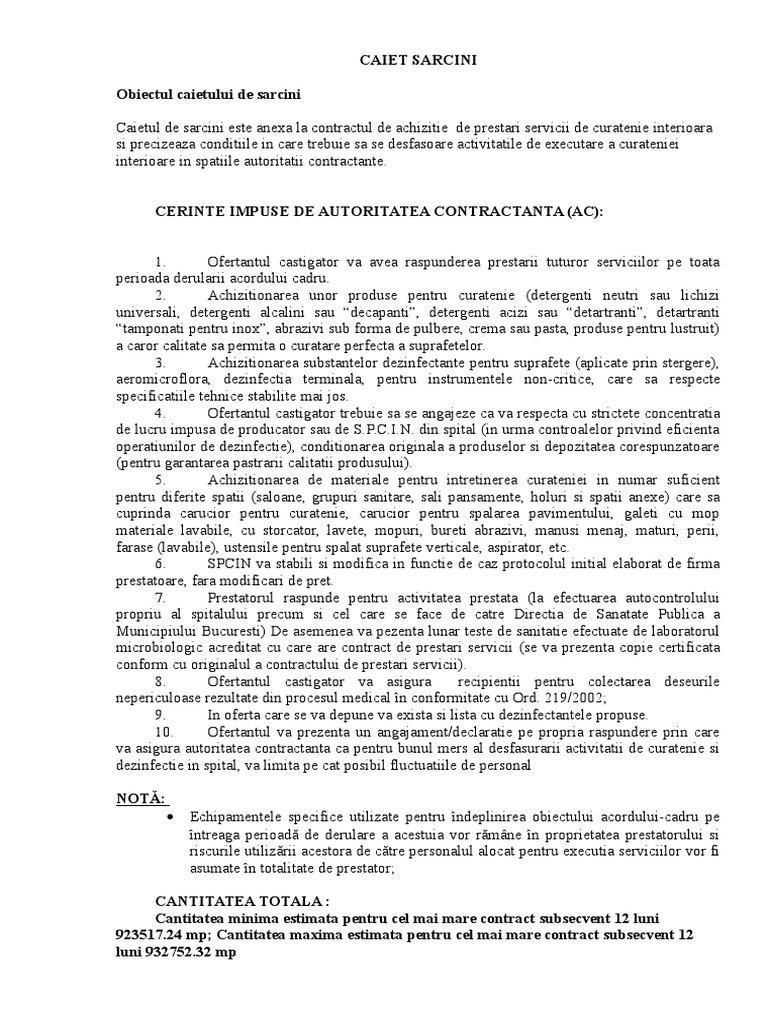 DeclaraÅ£ie Cupon Concura Caiet De Sarcini Spalare Lenjerie Kenbishop Org