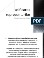 Clasificarea reprezentarilor