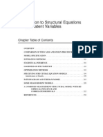 Introduction To Structural Equations With Latent Variables