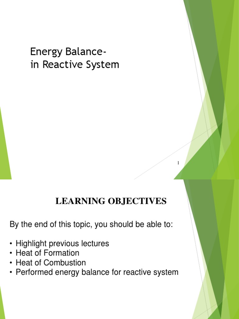 Energy Balances in Reactive Systems | PDF | Combustion | Hydrogen