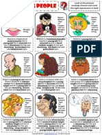 Describing People Physical Appearance Worksheet