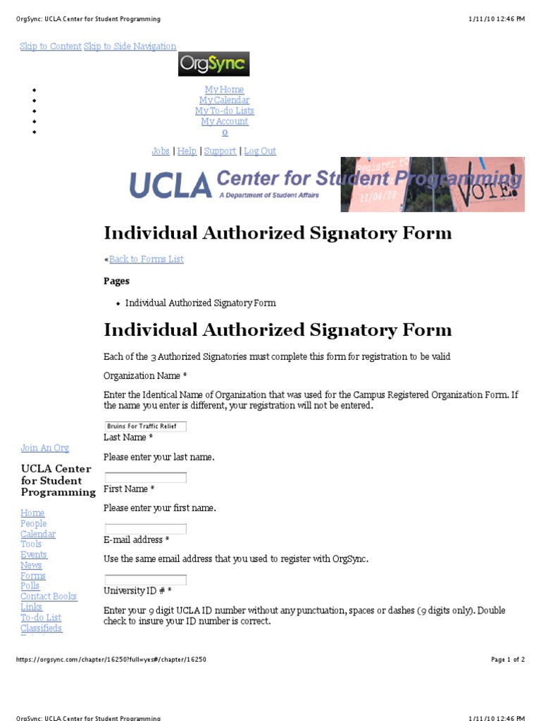 OrgSync - UCLA Center For Student Programming | PDF | Internet | Cyberspace