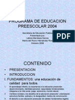 Programa de Educacion Preescolar 2004