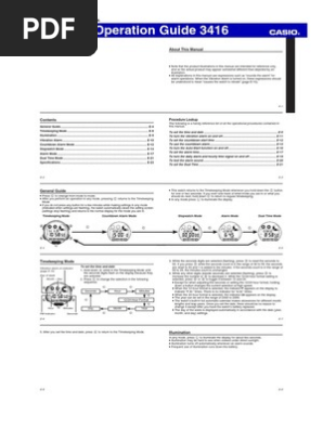 Manual de Cronómetro Robic SC-848W, PDF, Timer