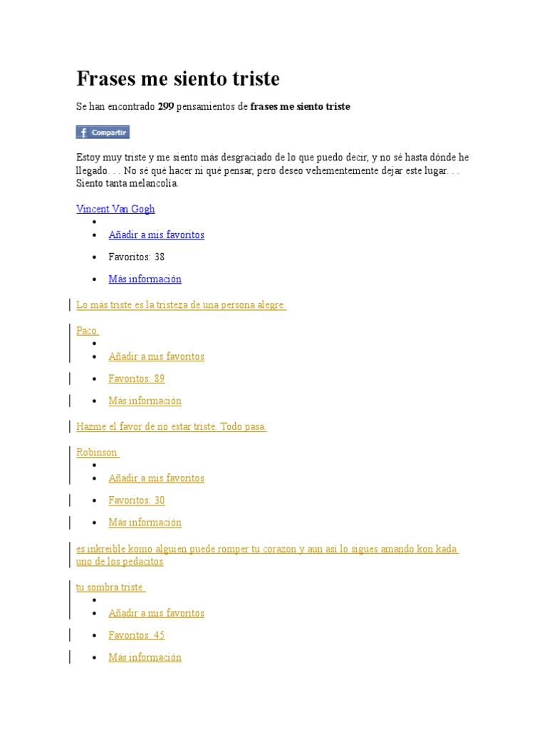 Frases Me Siento Triste Pdf Amor