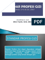 Standar Profesi Ahli Gizi