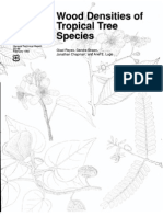 Wood Densities of Tropical Tree Species