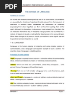 Phonetic and Phonology