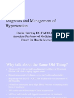 Diagnosis Management of Hypertension