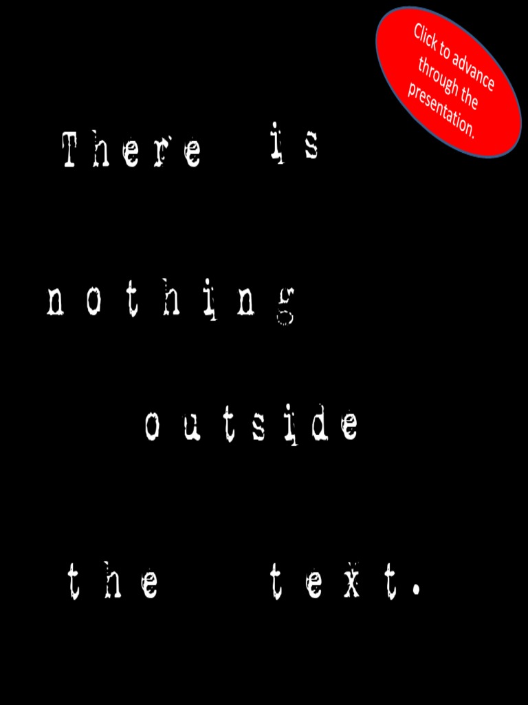 There Is Nothing Outside The Text | PDF | Visual Perception | Perception