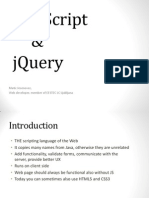 Online Seminar - JavaScript & JQuery 