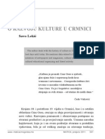 Savo Lekić - O Razvoju Kulture U Crmnici PDF