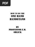 Download How to Do the One Hand Handstand by robertjbowen SN250707480 doc pdf