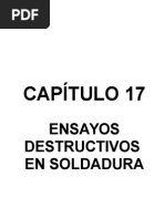 Capitulo 17.- Ensayos Destructivos en Soldadura