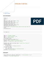 Code For First Order Reliability Method