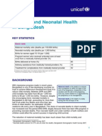 Maternal and Neonatal Health