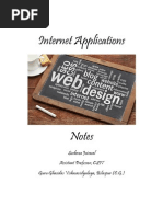 Internet Applications Notes-Miss Sushma Jaiswal