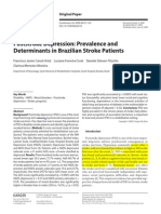 Poststroke Depression: Prevalence and Determinants in Brazilian Stroke Patients