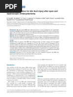 Liver Transplantation For Bile Duct Injury After Open and Laparoscopic Cholecystectomy