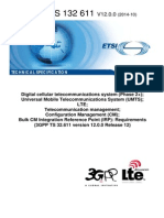 ETSI TS 132 611: Technical Specification