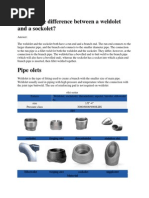 Olets Fittings: Types and Advantages | PDF | Pipe (Fluid Conveyance ...