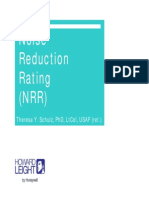 Noise Reduction Rating (NRR) : Theresa Y. Schulz, PHD, Ltcol, Usaf (Ret.)