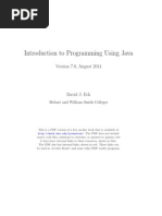 Introduction To Programming Using Java