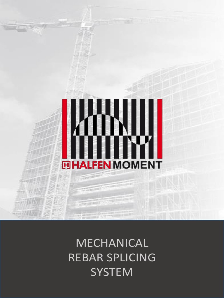 Halfen Coupler Mechanical Rebar Splicing | PDF | Welding | Construction