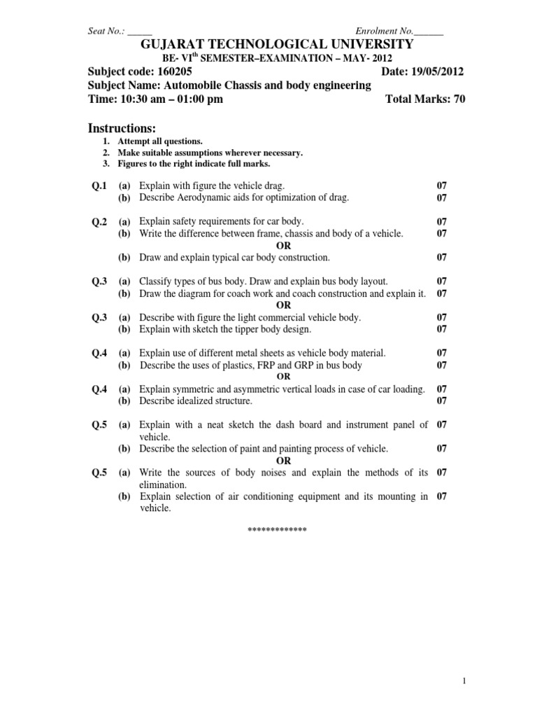 Vehicle Body Engineering 3