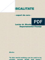 1 Sistem Fiscal, Creanta Si Obligatie Fiscala PDF