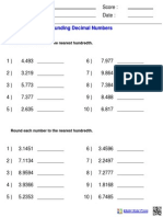 Rounding Decimals