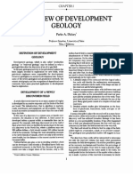 Overview of Development Geology: Parke A. Dickey
