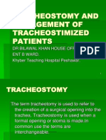 Management of Tracheostimized Patients.