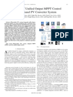 Analysis of Unified Output MPPT Control in Subpanel PV Converter System PDF