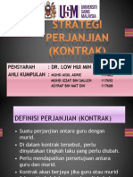 Strategi Perjanjian (Kontrak)