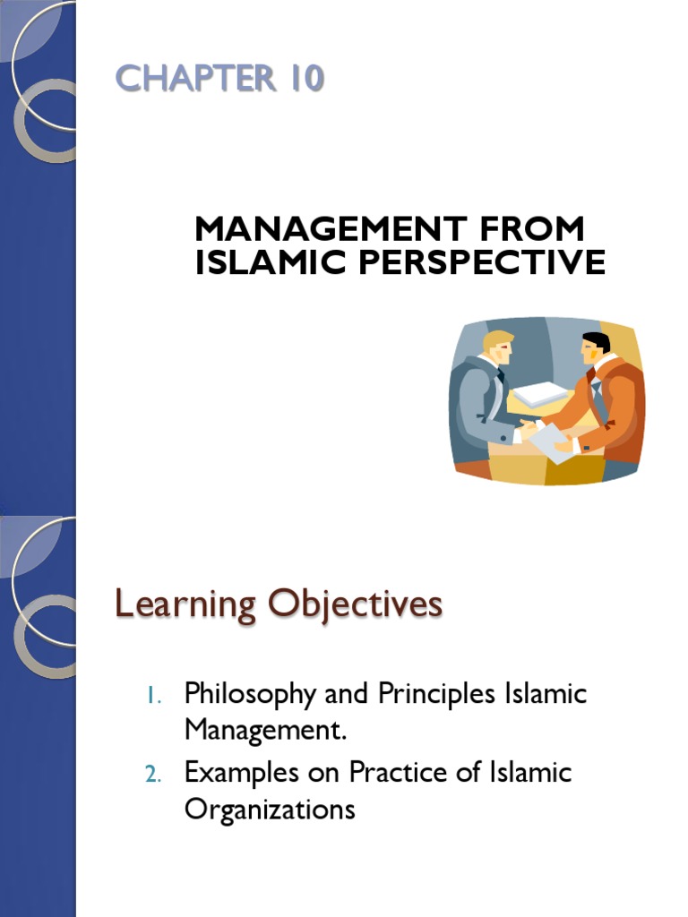 Chap 10 Management From Islamic Perspective Pdf Sharia Leadership