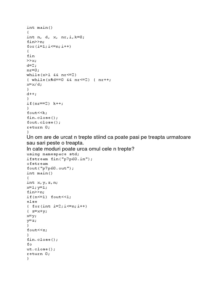 Probleme C++ | PDF