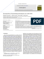 Decomposition of Hexamethylcyclotrisiloxane Over Solid Oxides