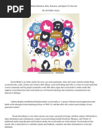 Social Media Role,Function,And Impact
