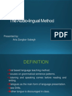 Audo Lingual Method