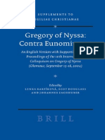 (VigChr Supp 082) Lenka Karfíková, Scot Douglass and Johannes Zachhuber - Gregory of Nyssa - Contra Eunomium II (Olomouc, September 15-18, 2004v. 2) PDF