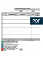 Formato Inspección de Seguridad