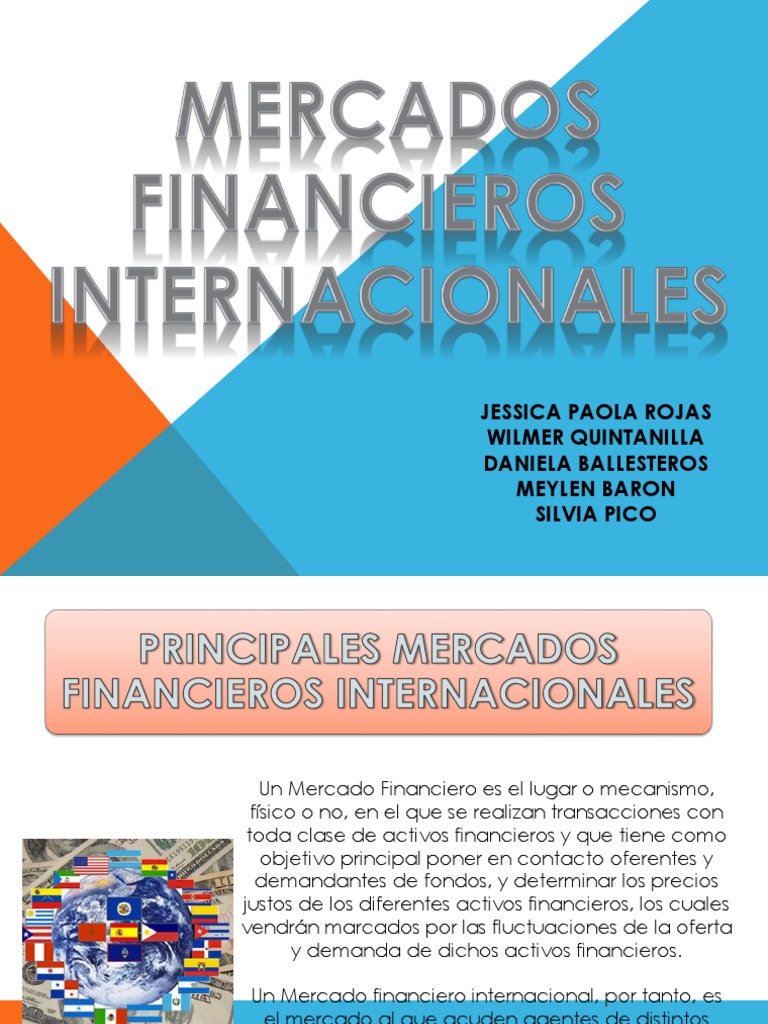 Mercados Financieros Internacionales | PDF | Bancos | Mercado de divisas