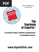 Download Yearbook of Experts 31th by Mitchell Davis SN250754023 doc pdf