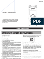 Manual Tascam DR05